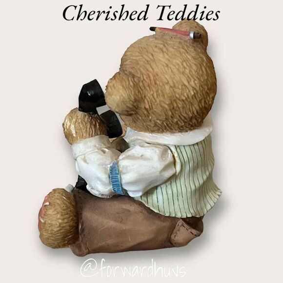 Cherished Teddies Charter Member Figurine "R. Harrison Hartford" - Dated 1996 - Picture 5 of 9